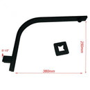 Luxury Square Matte Black Wall Mounted Gooseneck Shower Arm