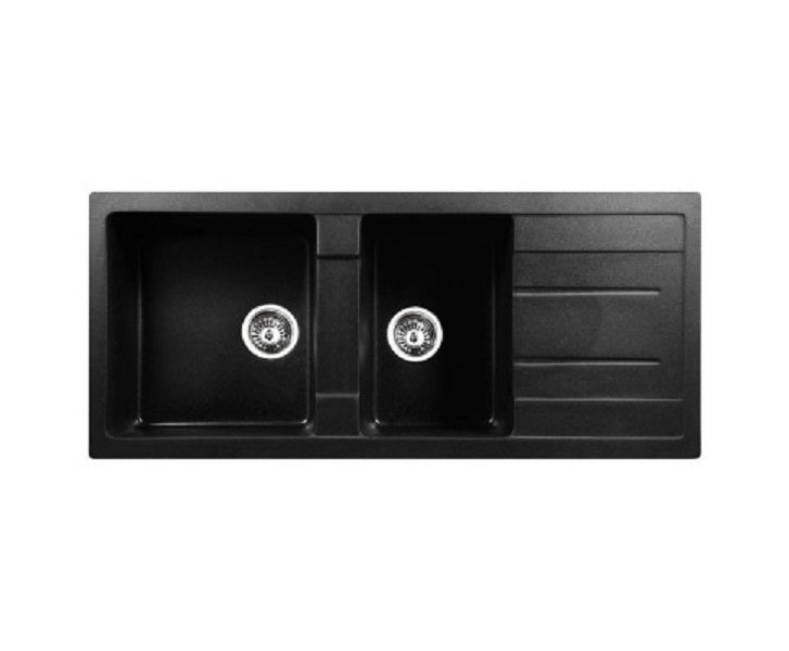Stone Kitchen Sink Black 1160x500