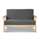 2 Seater Fabric Sofa Chair - Grey