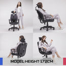 Korean Office Chair SUPERB - Grey