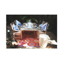 Lhasa Orange And Violet Recycled Plastic Outdoor Rug And Mat
