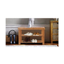 Bamboo Shoe Rack Wooden Seat Bench Organizer Shelf Stool