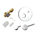 Euro Round Chrome Shower/Bath Mixer Diverter