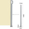 Retractable Side Awning Shade 180cm