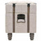 3 Piece Solid Wood and Steel Storage Bench 112x37x45cm