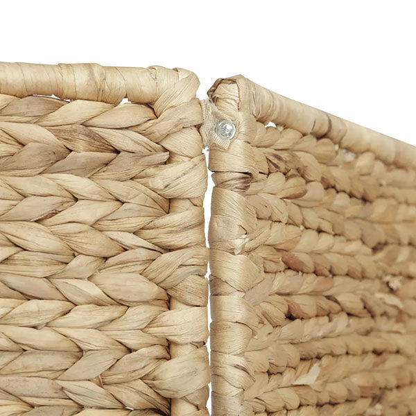 3 Panel Water Hyacinth Room Divider 116x160cm