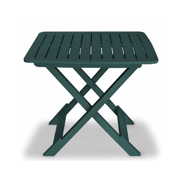 3 Piece Folding Bistro Set Plastic Green