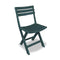 3 Piece Folding Bistro Set Plastic Green