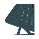 3 Piece Folding Bistro Set Plastic Green