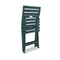 3 Piece Folding Bistro Set Plastic Green