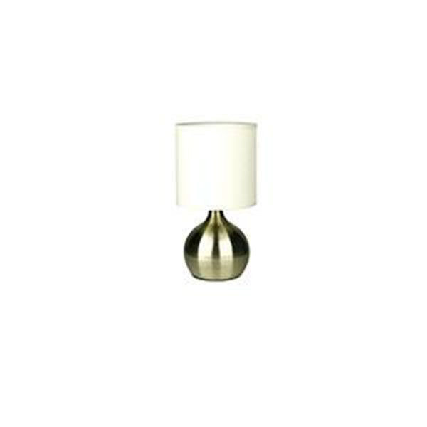 3 Stage Touch Lamp In Antique Brass Finish