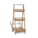 3 Tier Folding Bamboo Plant Rack