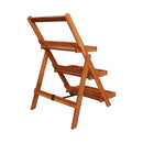 3 Tier Plant Stand 50 X 63 X 80 Cm Solid Acacia Wood