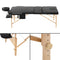 Portable Wooden 3 Fold Massage Table Chair Bed 70cm