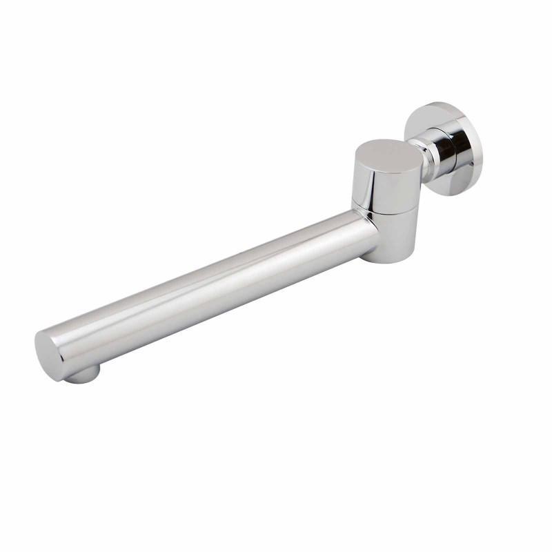 Bathtub Swivel Spout Basin Water Brass Faucets Wall Mounted Chrome