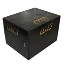 3 in 1 Black Wood Plyometric Jump Box