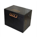 3 in 1 Black Wood Plyometric Jump Box