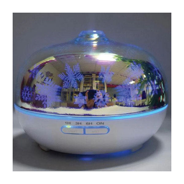 Essential Oil Aroma Diffuser 3D Glass Colour Changing 300Ml