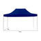 3x4.5m Pop-Up Gazebo - Blue