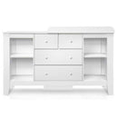 Baby Change Table Tall Boy Drawers Dresser Chest Storage Cabinet White