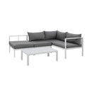 4 Seater Aluminium Outdoor Sofa Set Lounge Table Chair Furniture