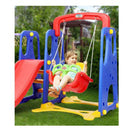 3 in 1 Slide Swing with Basketball Hoop Toddler Outdoor Indoor Play