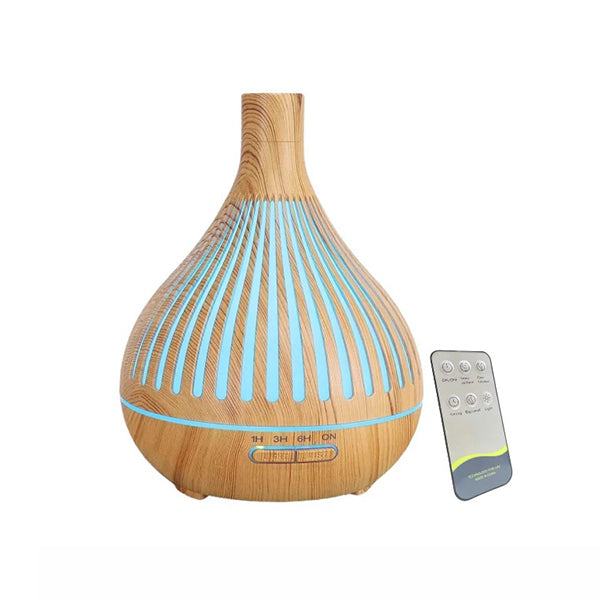Essential Oil Diffuser Remote 400Ml Narrow Top Wood Mist Humidifier