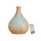 Essential Oil Diffuser Remote 400Ml Narrow Top Wood Mist Humidifier