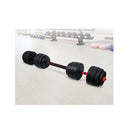 40Kg Adjustable Rubber Dumbbell Set Home Gym Exercise Weights