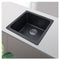 422Mm Black Granite Single Bowl Kitchen Sink Laundry Basin