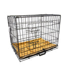 Foldable Wire Dog Cage with Tray And Cushion Mat