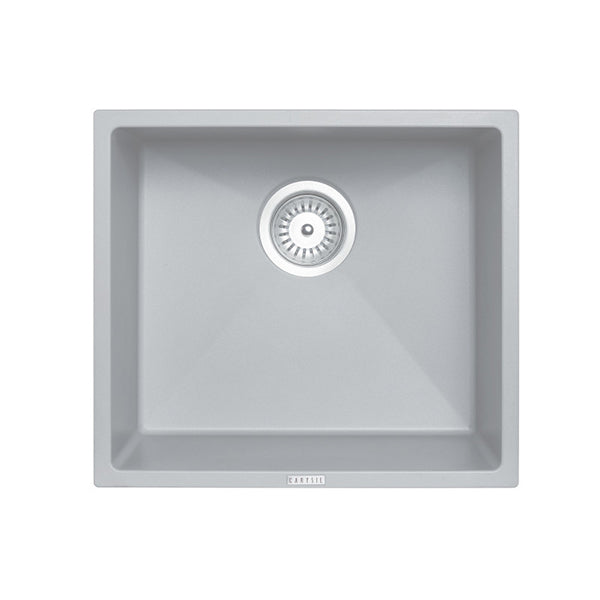 457X406Mm Granite Stone Kitchen Laundry Sink Single Bowl Mount