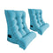 45Cm Blue Wedge Lumbar Pillow