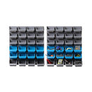 48-Bin Wall Mounted Storage Rack