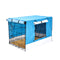 48 Inch Foldable Wire Dog Cage With Tray And Cushion Mat