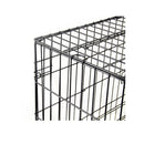 48 Inch Foldable Wire Dog Cage With Tray And Cushion Mat