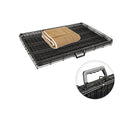 48 Inch Foldable Wire Dog Cage With Tray And Cushion Mat