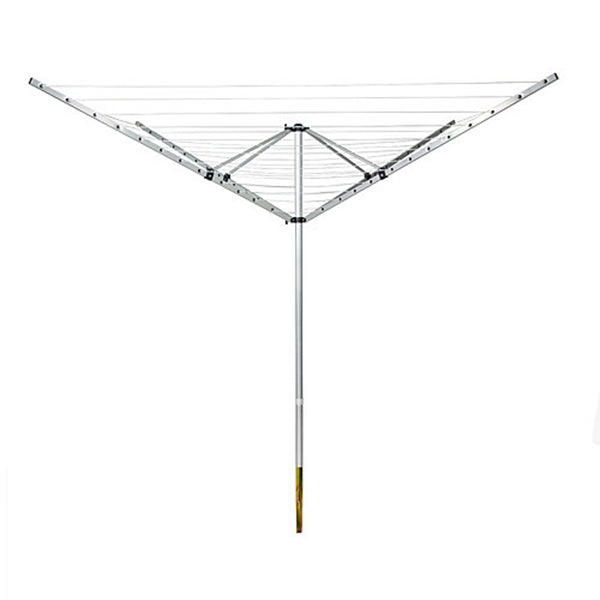4 Arm Rotary Airer Outdoor Washing Line Clothes Dryer 50M Length