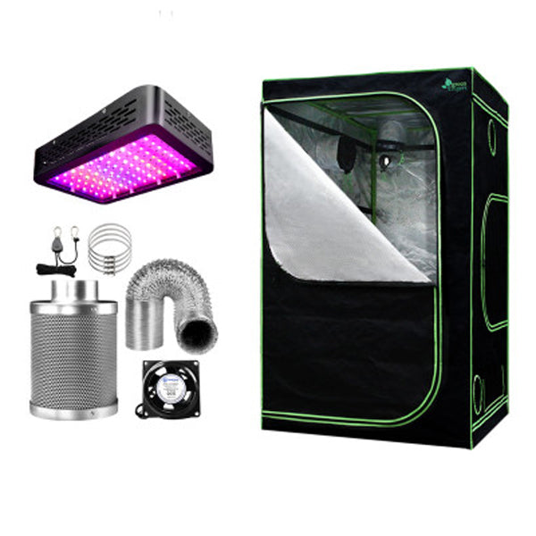 4Inches Grow Tent 1000W Led Light Ventilation