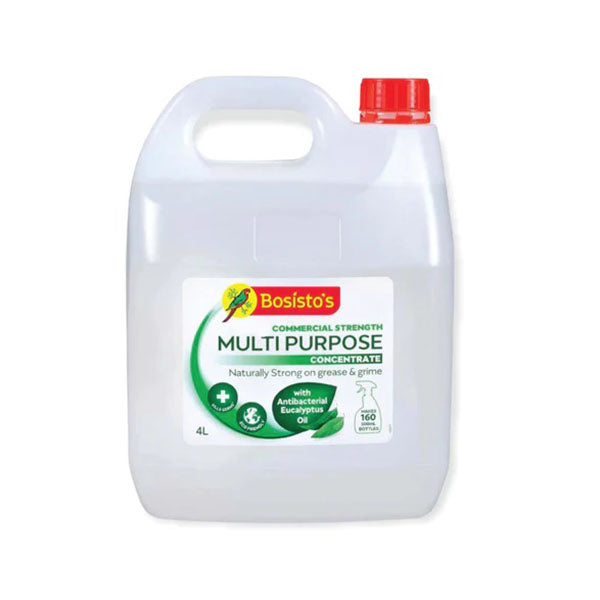 4L Multipurpose Cleaner Bosisto's Commercial Strength Simply Wholesale