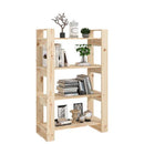 4 Level Book Cabinet Solid Wood Pine