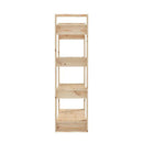 4 Level Book Cabinet Solid Wood Pine