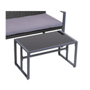 4Pc Outdoor Dining Set Lounge Setting Patio Wicker Chairs Table Cover