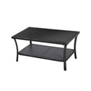 4 Pcs Outdoor Furniture Outdoor Lounge Setting Rattan Patio Dining Set