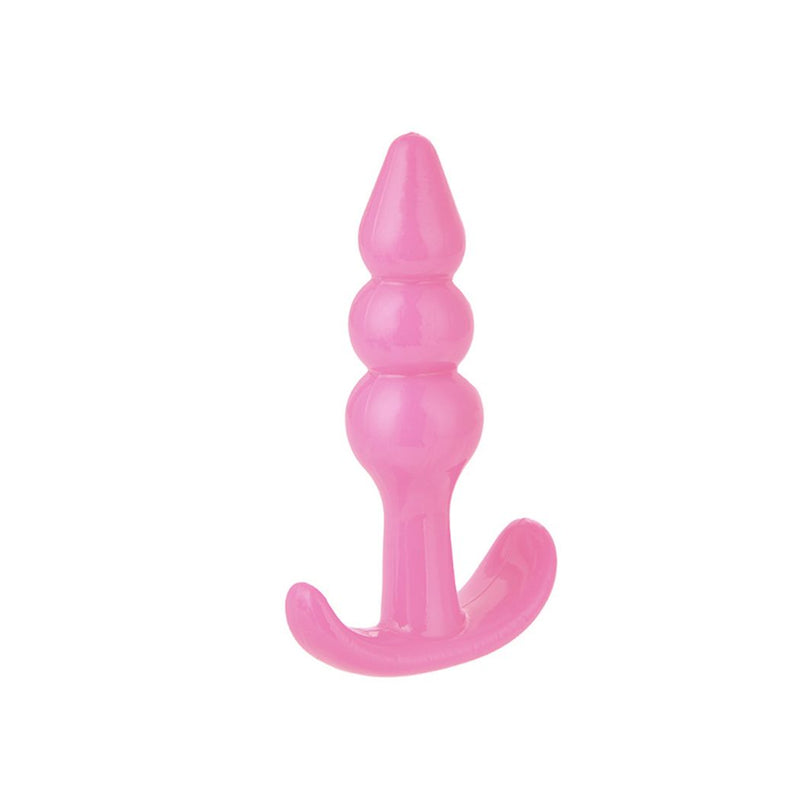 4 Pack Silicone Anal Beads Trainer Kit Sex Toy