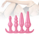 4 Pack Silicone Anal Beads Trainer Kit Sex Toy