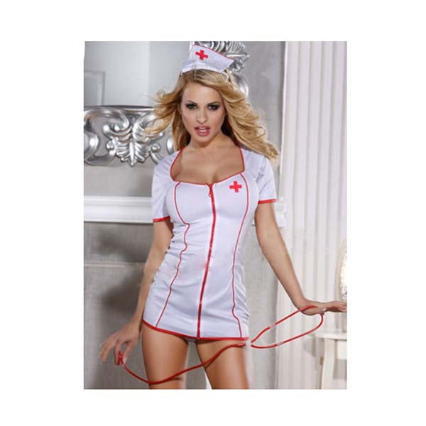 4 Pc Sexy Nurse Costume