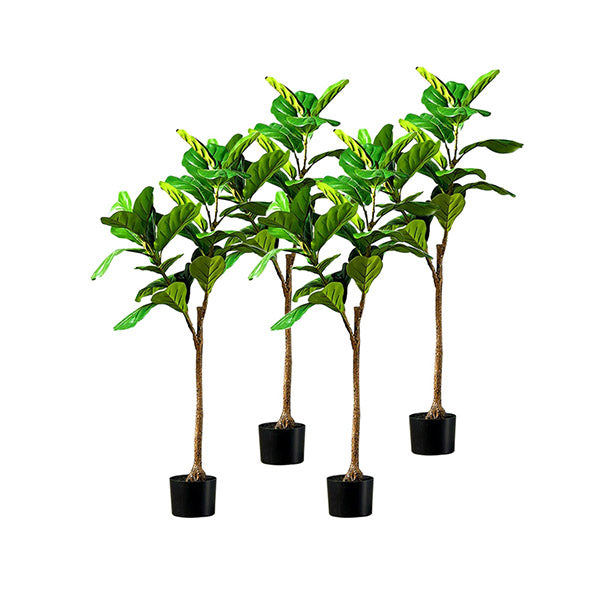 4 Pcs 120 Cm Green Artificial Indoor Qin Yerong Tree