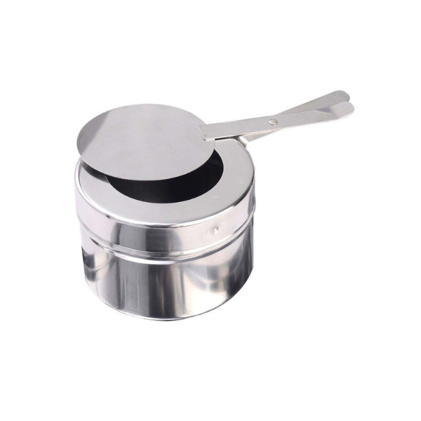 4 Pcs 6L Stainless Steel Chafing Food Warmer Round Roll Top