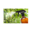 4Pcs Amber Glass Spray Bottles Trigger Sprayer 500Ml